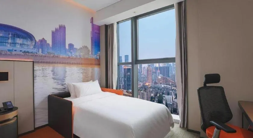 Bed in Hampton by Hilton Suzhou XiangCheng