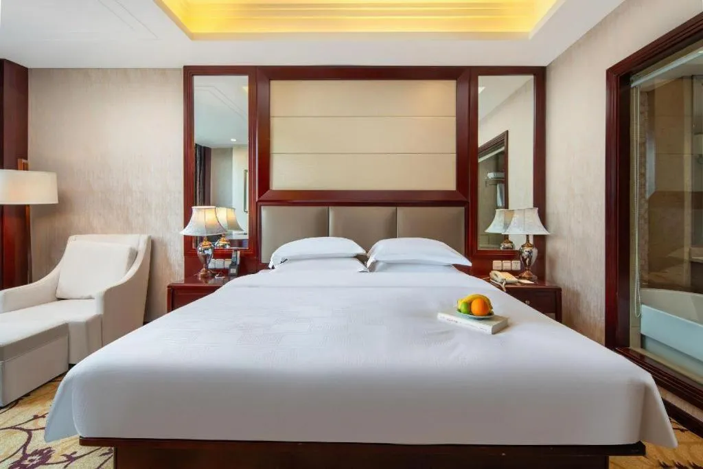 Bed in Taishun Xiangzhou New Century Hotel