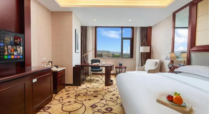 Bed in Taishun Xiangzhou New Century Hotel