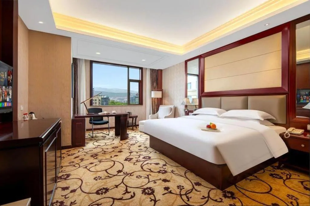 Bed in Taishun Xiangzhou New Century Hotel
