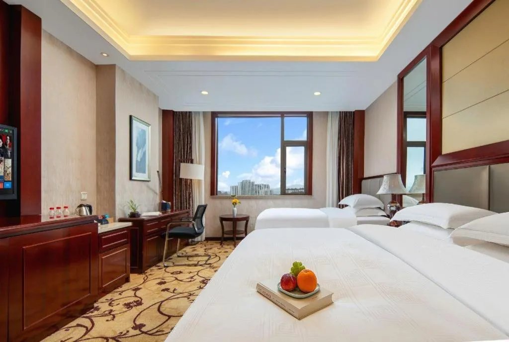 Bed in Taishun Xiangzhou New Century Hotel
