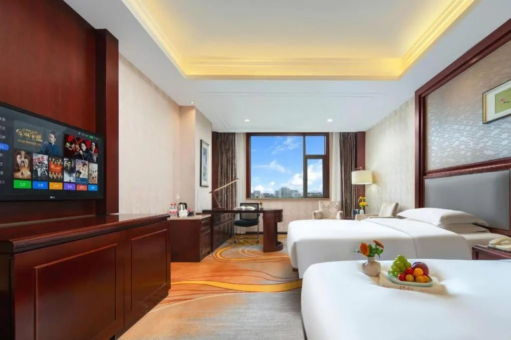 Bed in Taishun Xiangzhou New Century Hotel