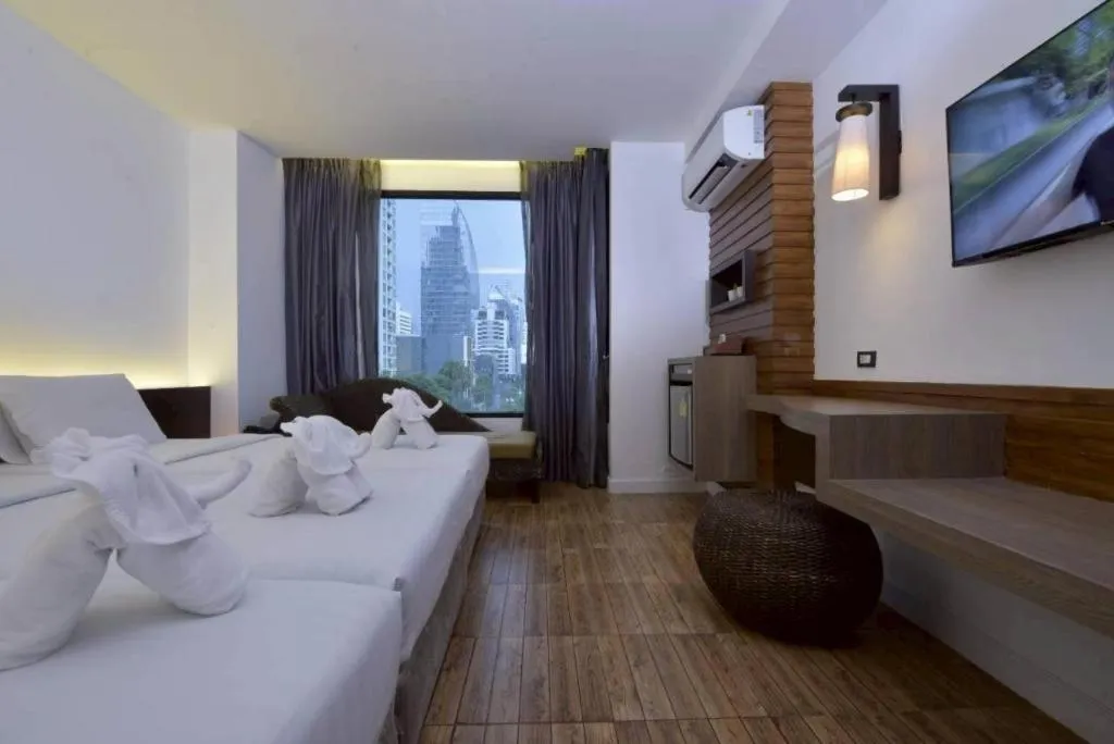 Bed in The Bangkok Venice Suite