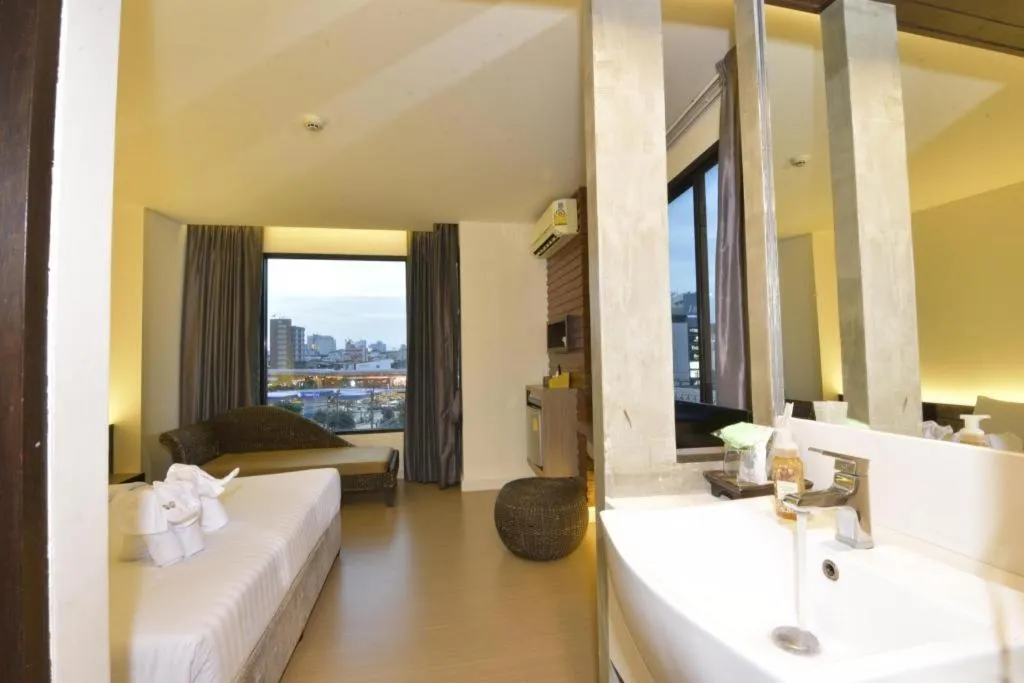 Bed in The Bangkok Venice Suite