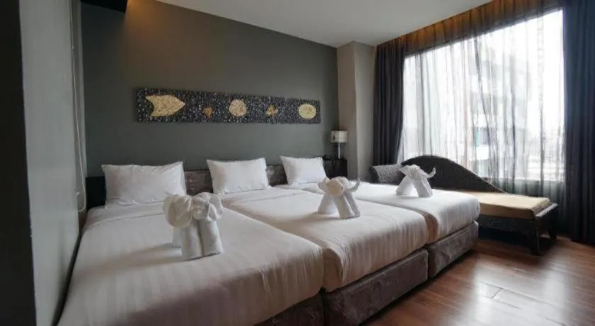 Bed in The Bangkok Venice Suite