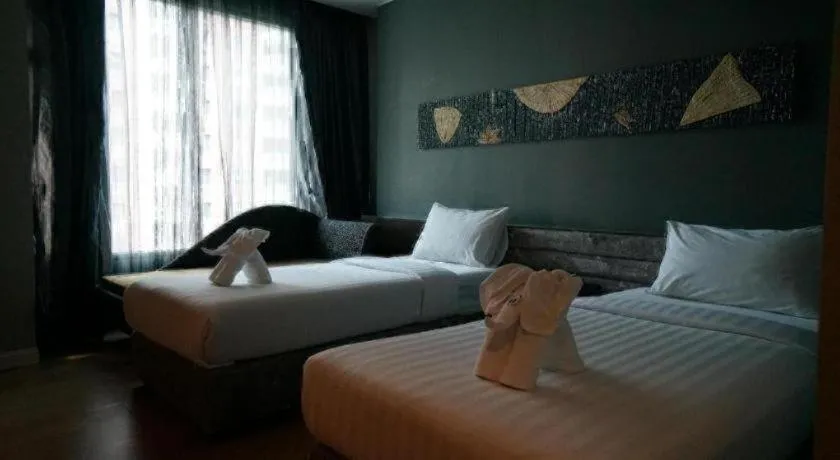 Bed in The Bangkok Venice Suite