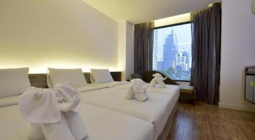 Bed in The Bangkok Venice Suite