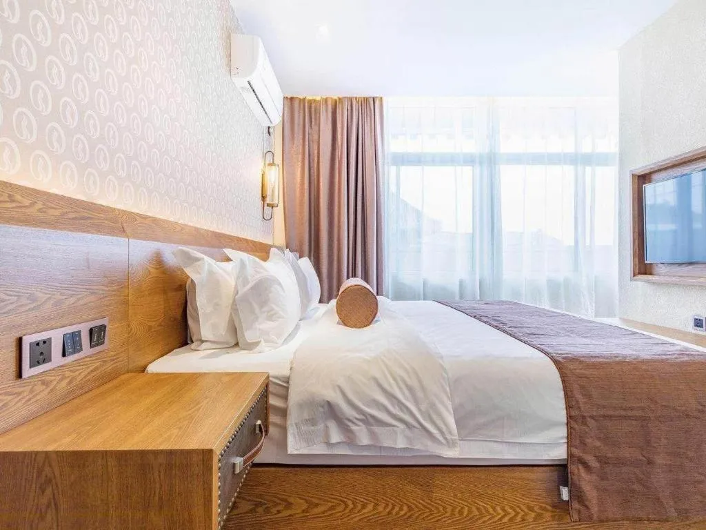 Bed in James Joyce Coffetel Qufu Tourist Center Gulou Street Sankong Scenic Spot