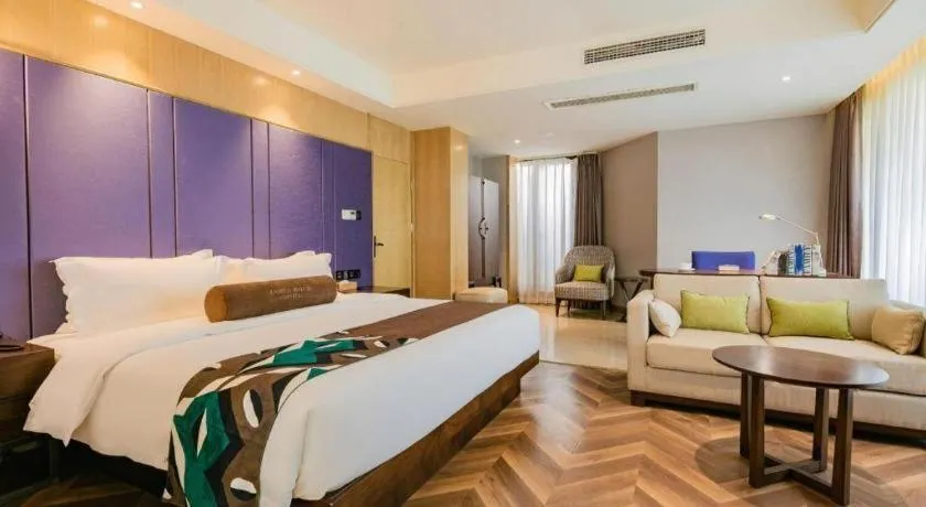 Bed in James Joyce Coffetel Chengdu Jichang Road Shenxianshu