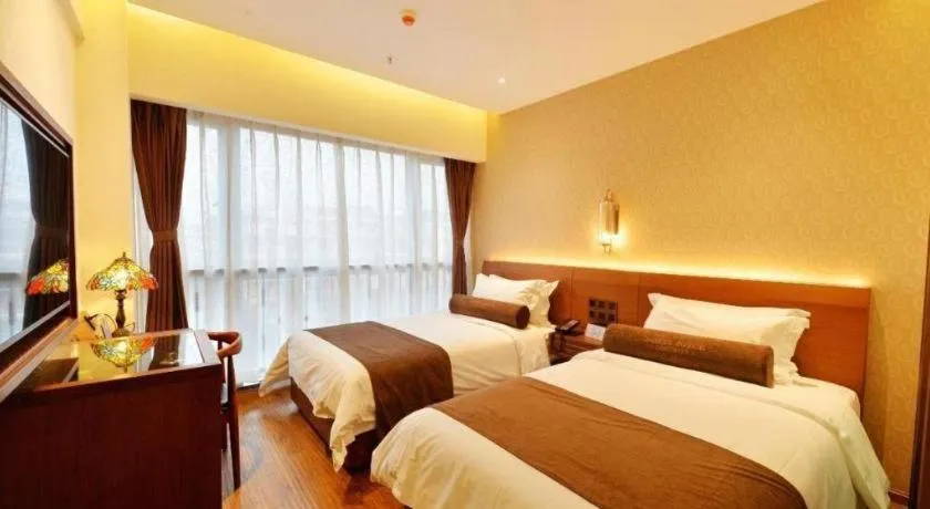 Bed in James Joyce Coffetel Chengdu Jichang Road Shenxianshu