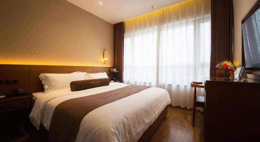 Bed in James Joyce Coffetel Chengdu Jichang Road Shenxianshu