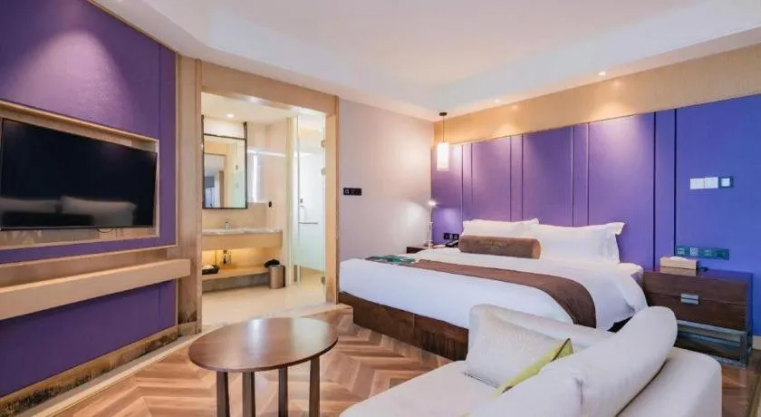 Bed in James Joyce Coffetel Chengdu Jichang Road Shenxianshu