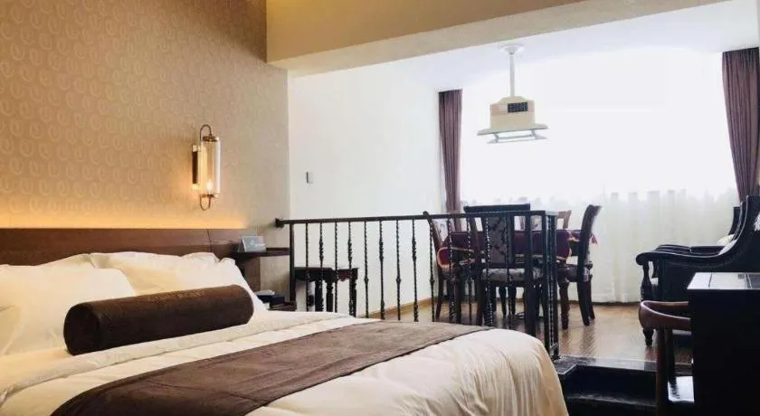 Bed in James Joyce Coffetel Chengdu Jichang Road Shenxianshu