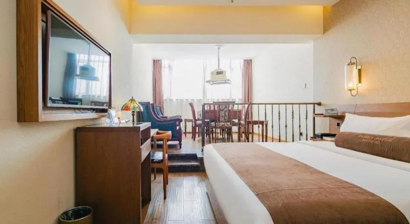 Bed in James Joyce Coffetel Chengdu Jichang Road Shenxianshu