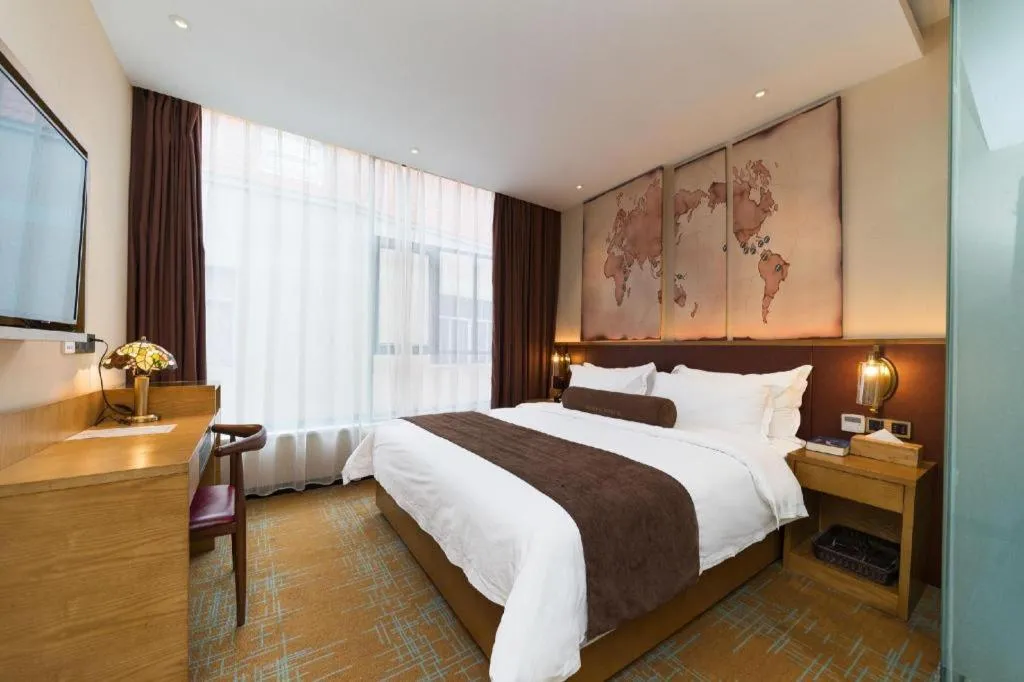 Bed in James Joyce Coffetel Guangzhou Dongxiaonan Metro Station Branch