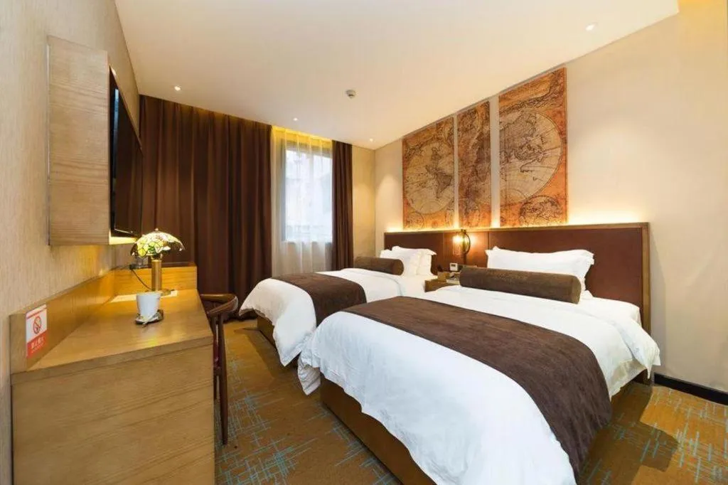 Bed in James Joyce Coffetel Guangzhou Dongxiaonan Metro Station Branch