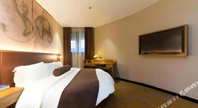 Bed in James Joyce Coffetel Guangzhou Dongxiaonan Metro Station Branch