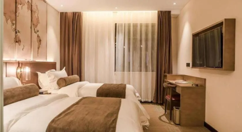 Bed in James Joyce Coffetel Guangzhou Dongxiaonan Metro Station Branch