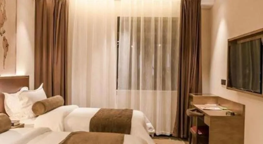 Bed in James Joyce Coffetel Guangzhou Dongxiaonan Metro Station Branch