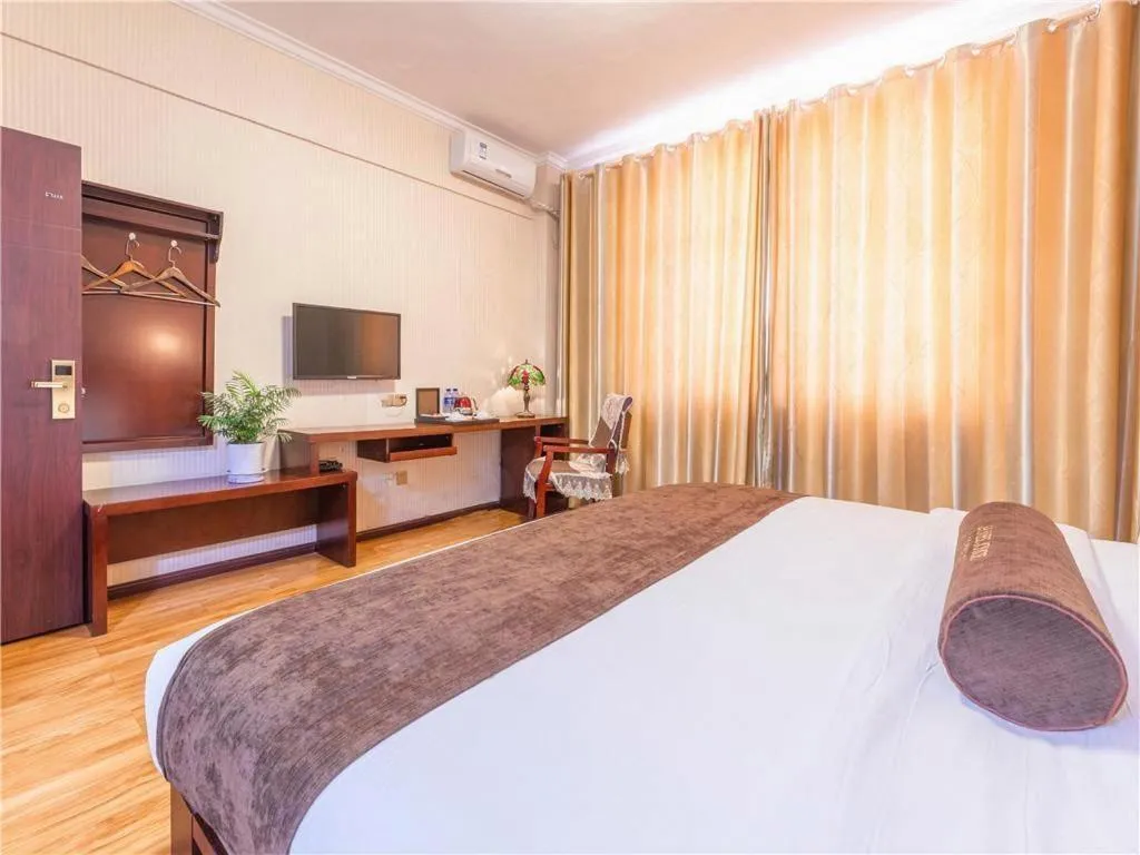 Bed in James Joyce Coffetel Dali Erhai Wetland Park