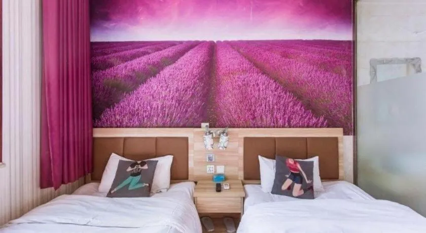 Bed in PAI Hotel Beijing Capital International Airport Linhe Development Zone