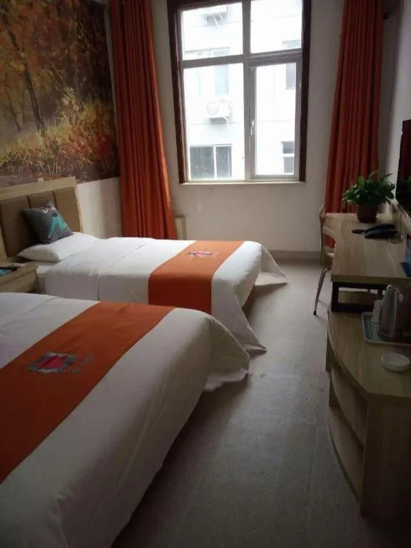 Bed in PAI Hotel Beijing Capital International Airport Linhe Development Zone