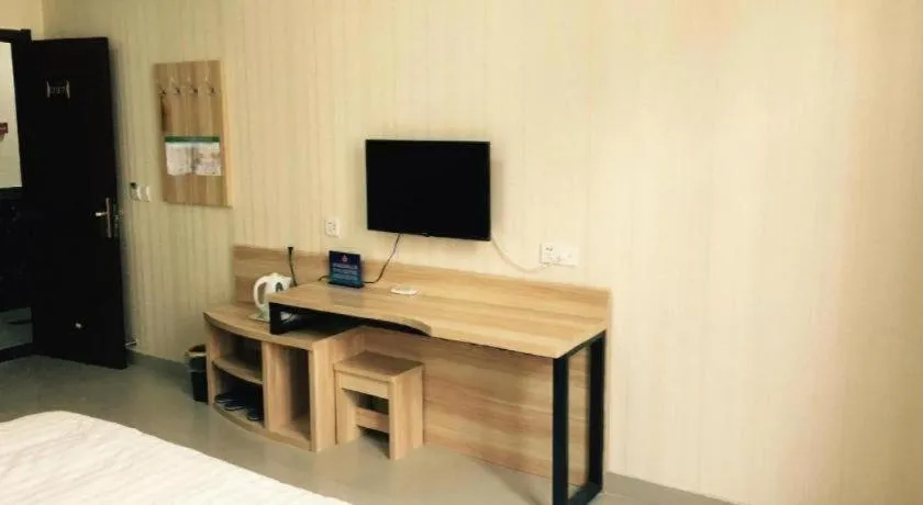 Bed in PAI Hotel Beijing Capital International Airport Linhe Development Zone