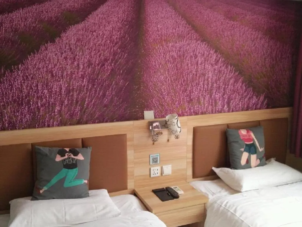 Bed in PAI Hotel Beijing Capital International Airport Linhe Development Zone