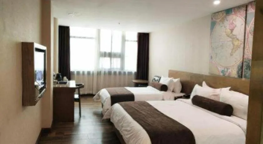 Bed in James Joyce Coffetel Baoding Railway Station