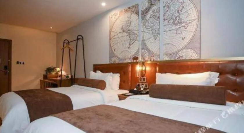 Bed in James Joyce Coffetel Nanchang West Station Nanchang University