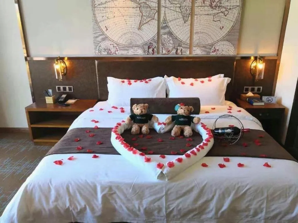 Bed in James Joyce Coffetel Xi'an Laochenggen Hongmiaopo Metro Station