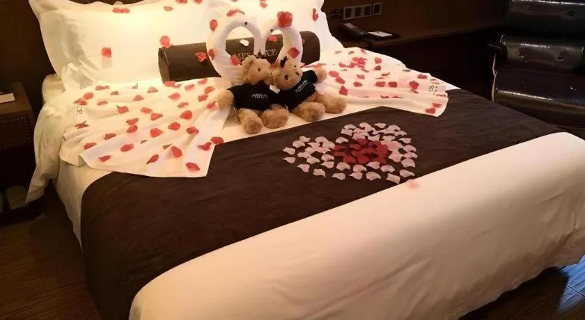 Bed in James Joyce Coffetel Xi'an Laochenggen Hongmiaopo Metro Station