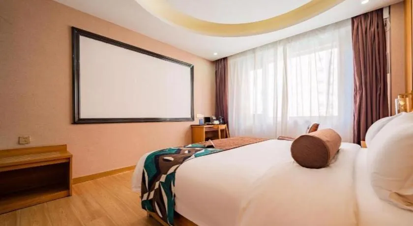 Bed in James Joyce Coffetel Xi'an Laochenggen Hongmiaopo Metro Station