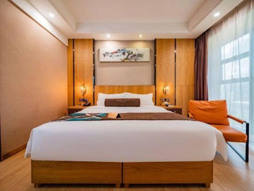 Bed in James Joyce Coffetel Xi'an Laochenggen Hongmiaopo Metro Station