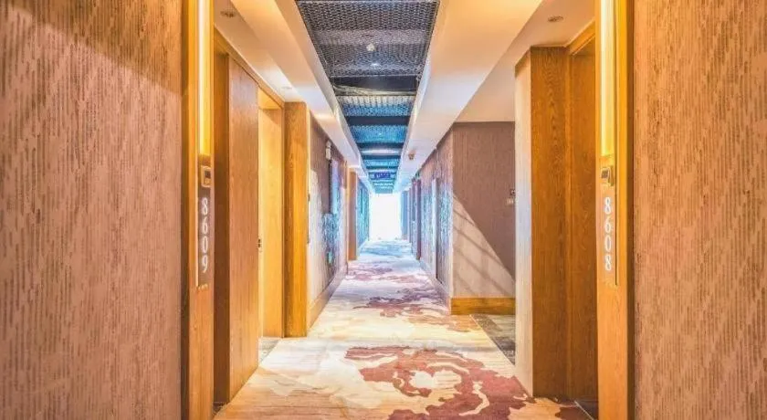 Bed in James Joyce Coffetel Shijiazhuang Century Park Shiji Huamao