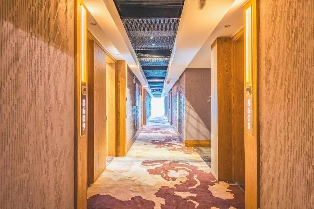 Bed in James Joyce Coffetel Shijiazhuang Century Park Shiji Huamao