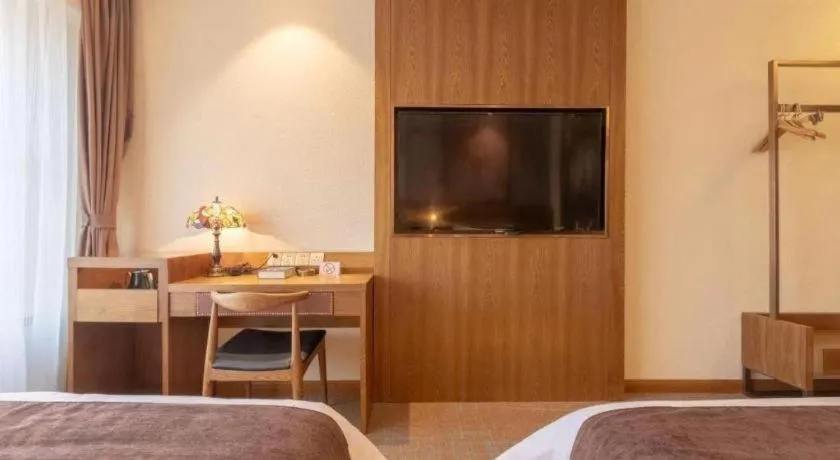 Bed in James Joyce Coffetel Shijiazhuang Century Park Shiji Huamao