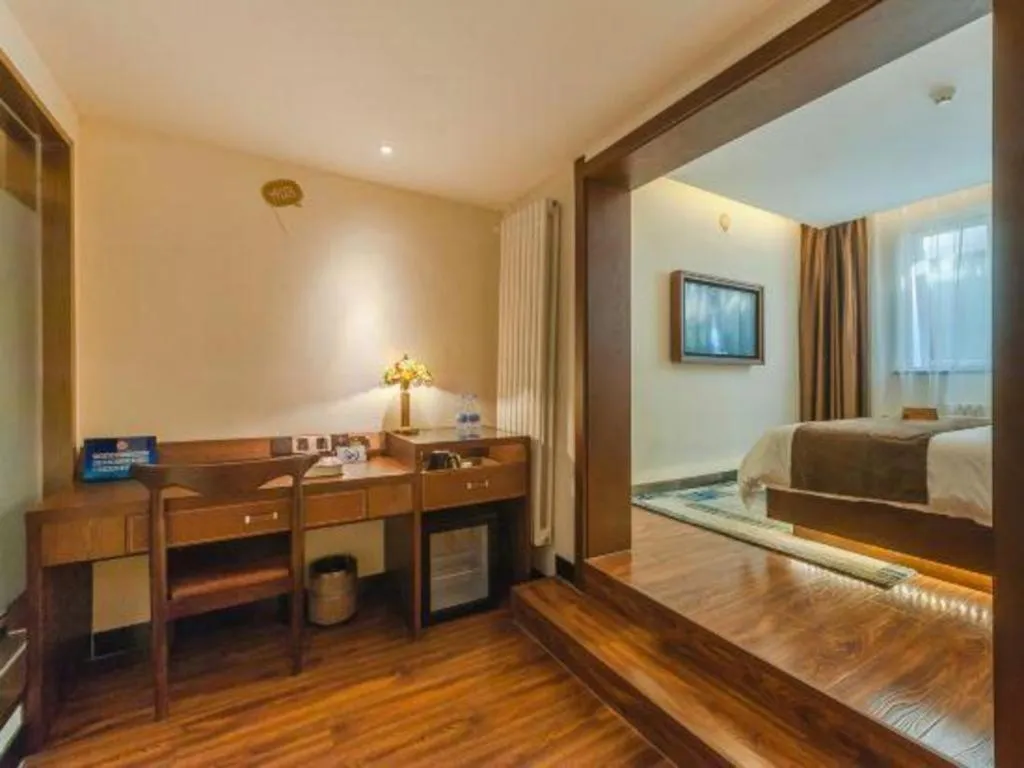 Bed in James Joyce Coffetel Beijing Qianmen Branch