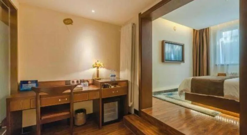 Bed in James Joyce Coffetel Beijing Qianmen Branch