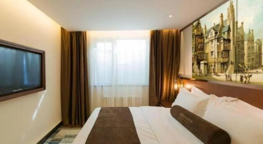 Bed in James Joyce Coffetel Beijing Qianmen Branch