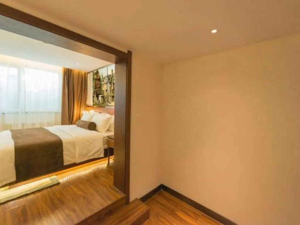 Bed in James Joyce Coffetel Beijing Qianmen Branch