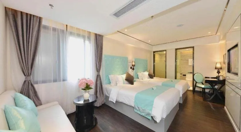 Bed in Xana Hotelle Guangzhou Tiyuxi Road Metro Station Branch