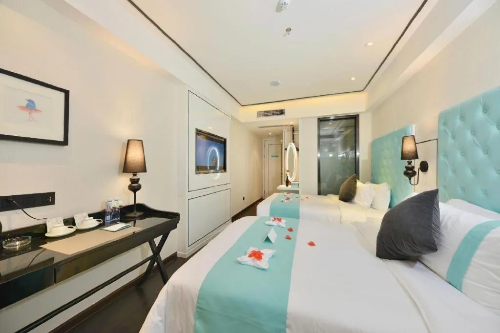 Bed in Xana Hotelle Guangzhou Tiyuxi Road Metro Station Branch