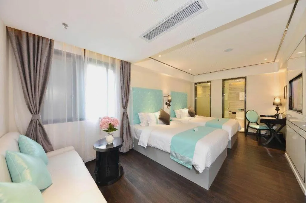 Bed in Xana Hotelle Guangzhou Tiyuxi Road Metro Station Branch