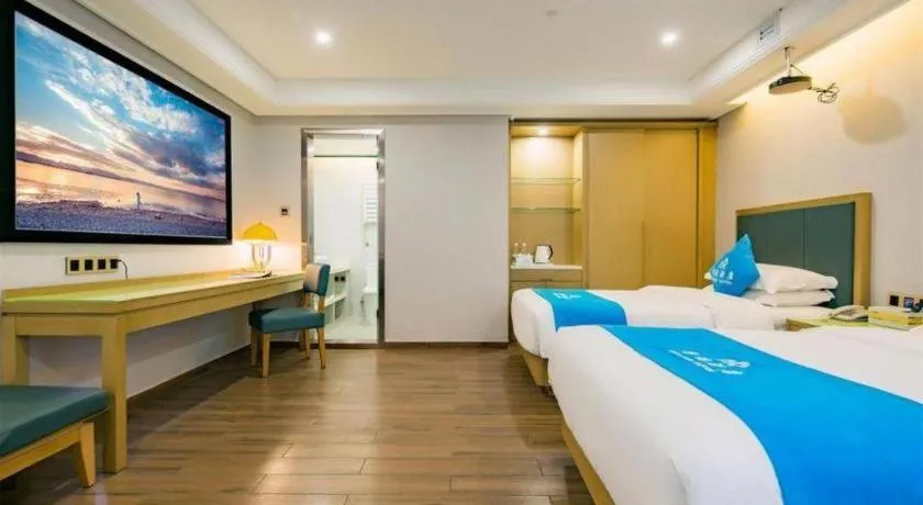 Bed in Xana Hotelle XiAn Railway Station Wulukou Wanda Plaza Branch