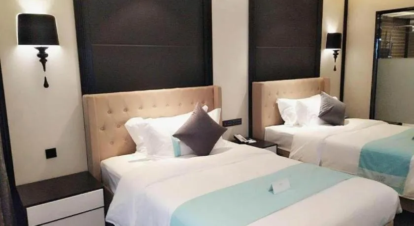 Bed in Xana Hotelle Zhengzhou Guoji Branch