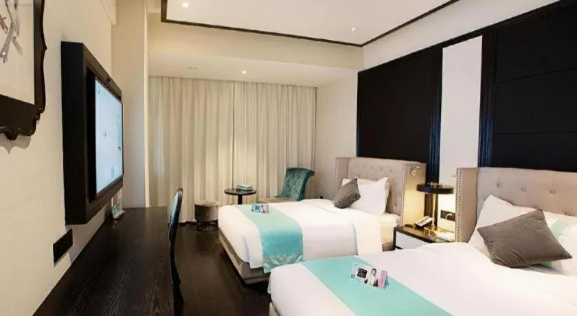 Bed in Xana Hotelle Zhengzhou Guoji Branch