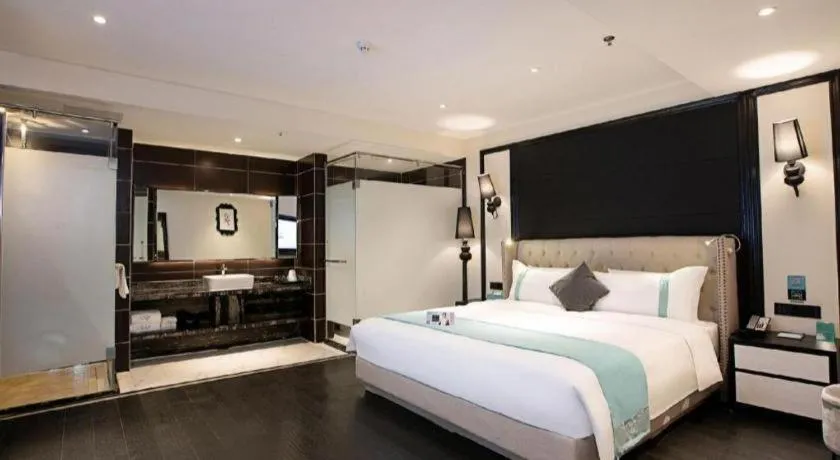 Bed in Xana Hotelle Zhengzhou Guoji Branch