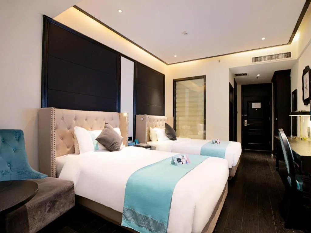 Bed in Xana Hotelle Zhengzhou Guoji Branch