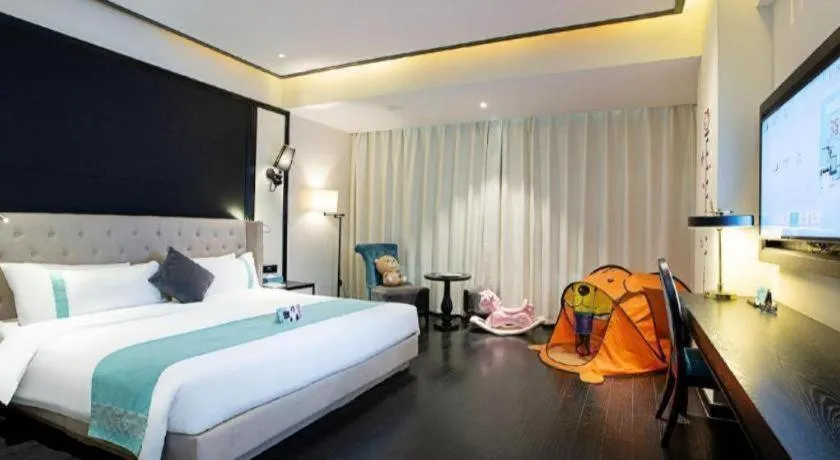 Bed in Xana Hotelle Zhengzhou Guoji Branch